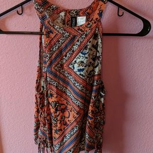multicolour crop top